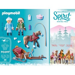 Playmobil Dreamworks spirit  Calèche d'Hiver 70397