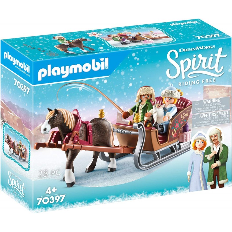 Playmobil Dreamworks spirit  Calèche d'Hiver 70397