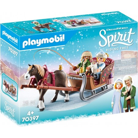 Playmobil Dreamworks spirit  Calèche d'Hiver 70397