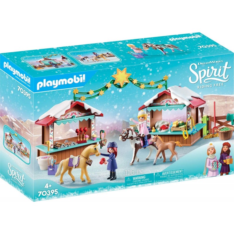 PLAYMOBIL DreamWorks Spirit  70395 Marché de Noël à Miradero