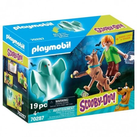 PLAYMOBIL SCOOBY DOO ! Scooby & Sammy avec fantôme  70287