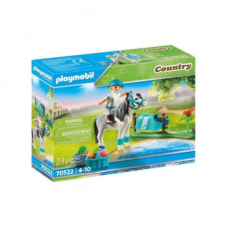 PLAYMOBIL 70522 Country  Cavalière avec poney gris