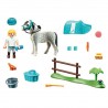 PLAYMOBIL 70522 Country  Cavalière avec poney gris