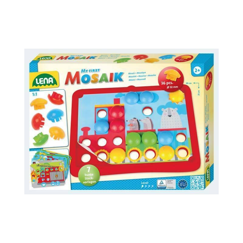 LENA MA PREMIERE MOSAIQUE MOYENS DE LOCOMOTION 36 PIECES 84730