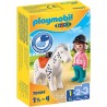 PLAYMOBIL 1.2.3 70404 CAVALIERE ET SON CHEVAL