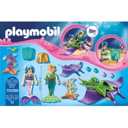 PLAYMOBIL Magic 70099 Sirènes Chercheurs de perles et raies