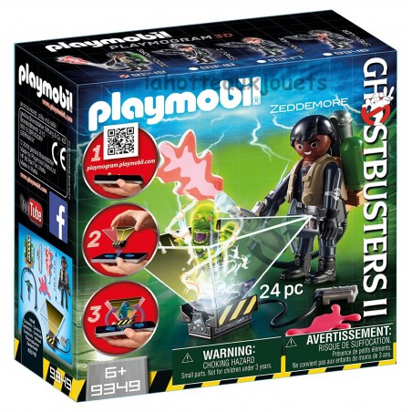 PLAYMOBIL GHOSBUSTERS II ZEDDEMORE 9349