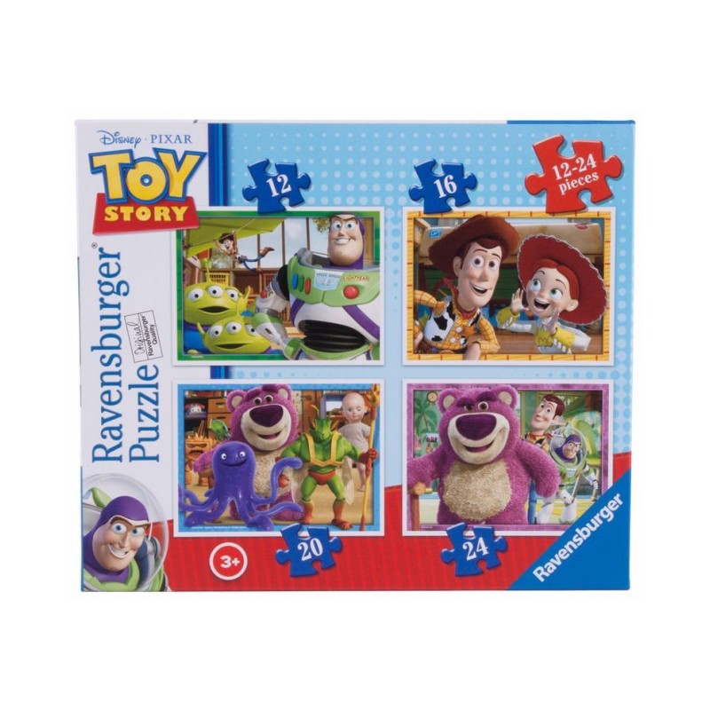Ravensburger 7108 puzzles  4 en 1 Toy Story 3 12,16,20,24 pièces
