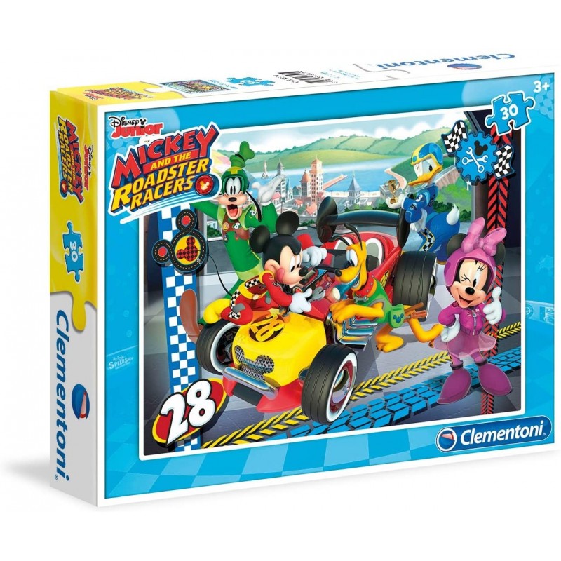 Clementoni puzzle Disney 08514 Supercolor Mickey and The Roadster Racers