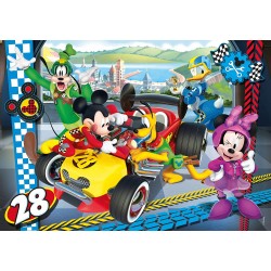 Clementoni puzzle Disney 08514 Supercolor Mickey and The Roadster Racers