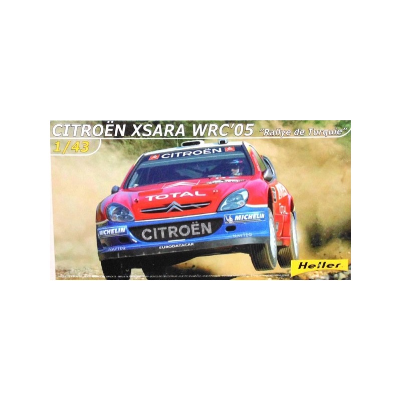 HELLER 2005 Maquette Citroën Xsara WRC 05 rallye de Turquie plastic  80114 1/43