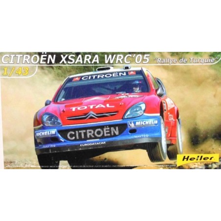 HELLER 2005 Maquette Citroën Xsara WRC 05 rallye de Turquie plastic  80114 1/43