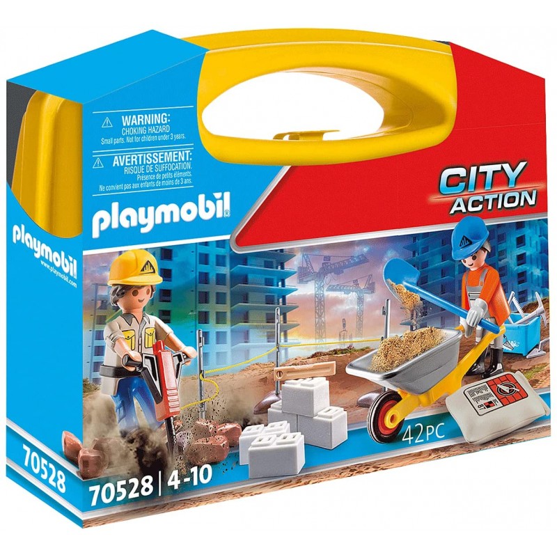 Playmobil 70528  City Action Construction valisette