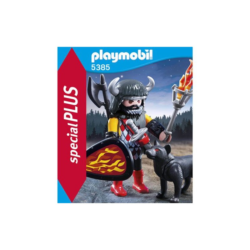 PLAYMOBIL 5385  Guerrier avec Loup