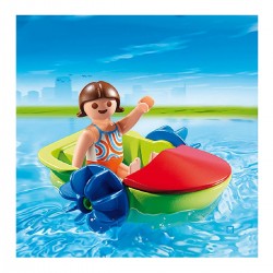 PLAYMOBIL 6675 Summer Fun Enfant avec bateau à pédales