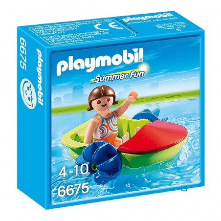 PLAYMOBIL 6675 Summer Fun Enfant avec bateau à pédales