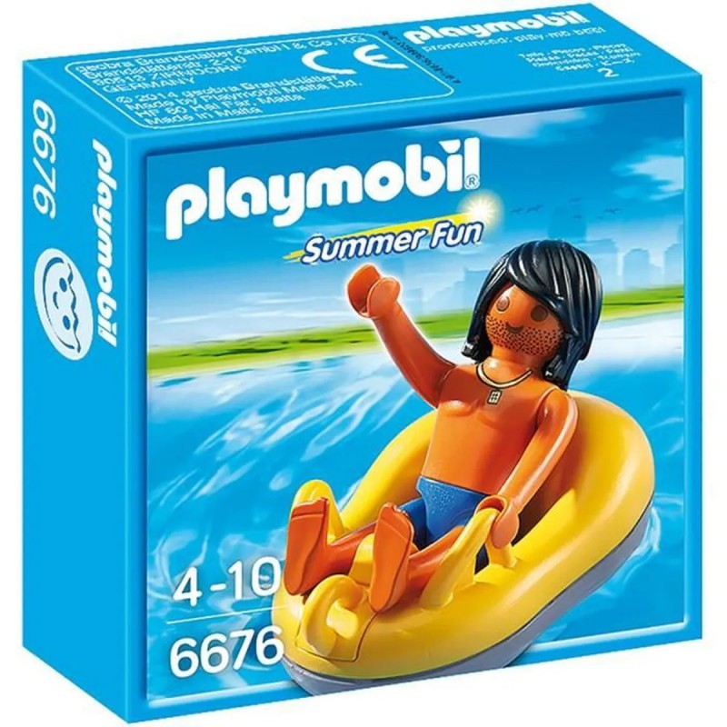 PLAYMOBIL 6676 Vacancier et bouée de rafting