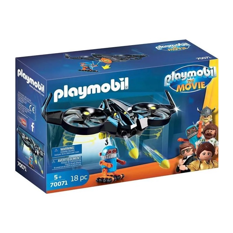 PLAYMOBIL 70071   THE MOVIE Robotitron avec Drone