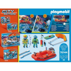 PLAYMOBIL 70144 City Action Secouriste et kitesurfer