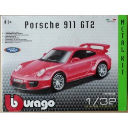 BBURAGO 45125 METAL KIT PORSCHE 911 GT2 ROUGE 1/32