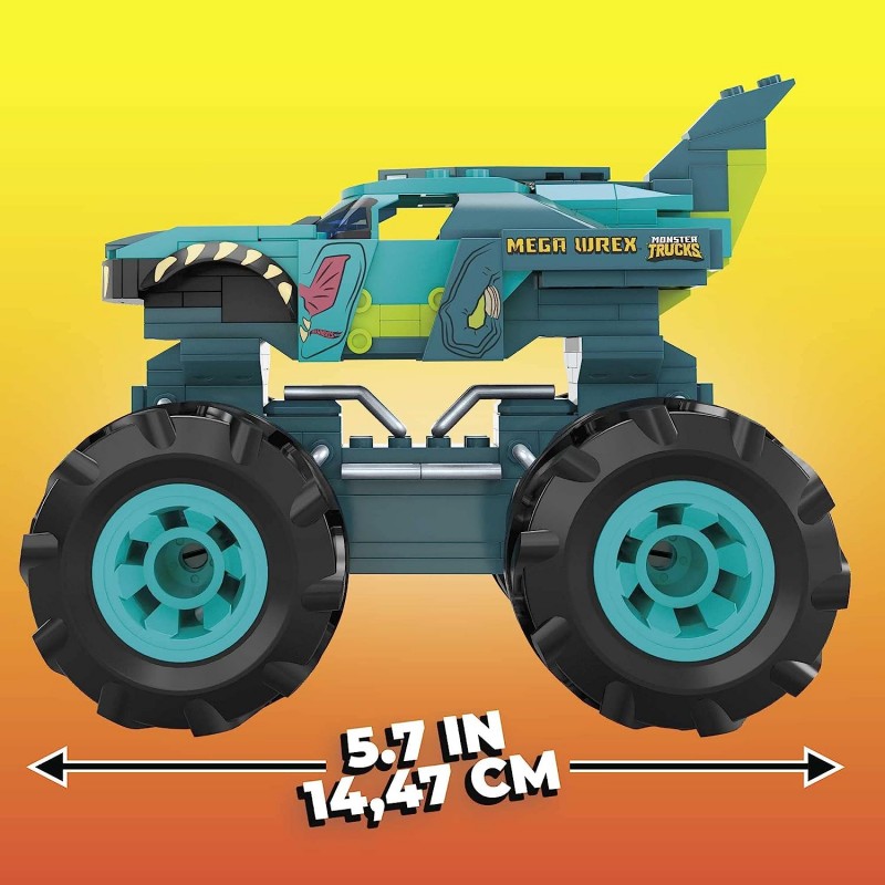 Mega Construx Monster Truck Wrex Hot Wheel Coffret Construction Hdj