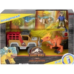 Imaginext Jurassic World coffret 3 figurines Dinosaures cretaceous HCR94