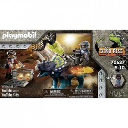 PLAYMOBIL  70627 Dino rise Triceratops et soldats