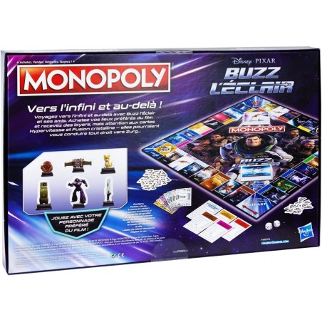 MONOPOLY BUZZ L'ECLAIR DISNEY EN FRANCAIS F80464472