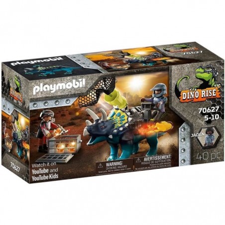 PLAYMOBIL  70627 Dino rise Triceratops et soldats