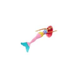 Barbie Dreamtopia poupée sirène cheveux roses et tenue multicolore GGC09