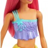 Barbie Dreamtopia poupée sirène cheveux roses et tenue multicolore GGC09
