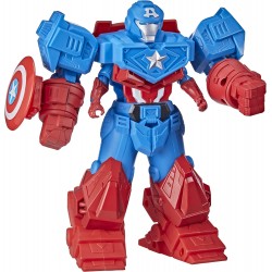 Marvel Avengers Figurine Captain America Deluxe et armure Mech Strike 15 cm F0262