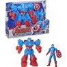 Marvel Avengers Figurine Captain America Deluxe et armure Mech Strike 15 cm F0262