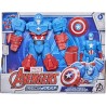 Marvel Avengers Figurine Captain America Deluxe et armure Mech Strike 15 cm F0262