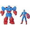 Marvel Avengers Figurine Captain America Deluxe et armure Mech Strike 15 cm F0262