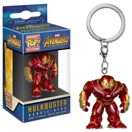 Porte-clé Funko Pocket Pop! Marvel  Avengers Infinity War: Hulkbuster