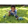 Jurassic World Dinosaure articulé Tricératops  avec son code ADN scannable HDX40