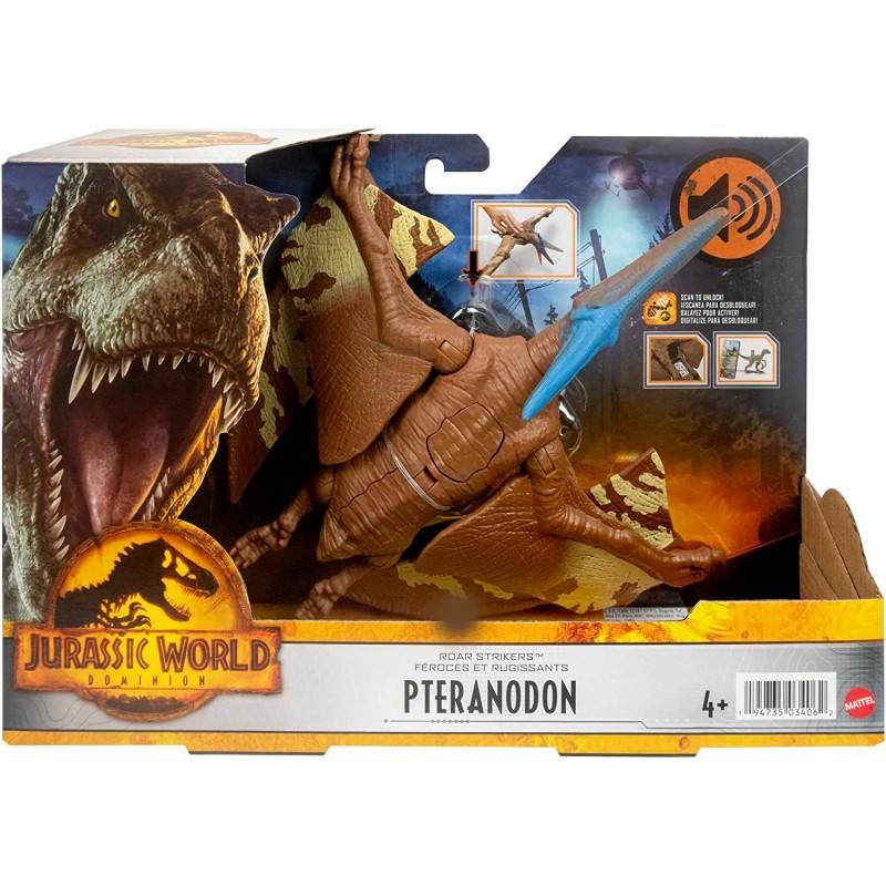 Jurassic World Dinosaure Ptéranodon Attaque Rugissante sons et mouvements HDX42