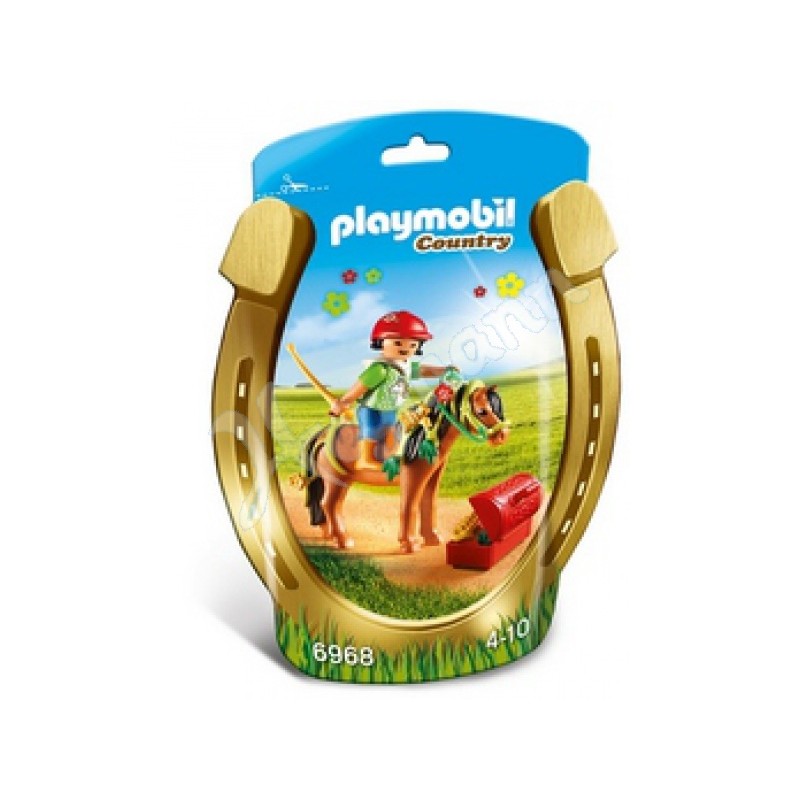 Playmobil country 6968 Poney à Décorer Fleur