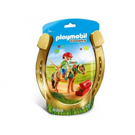 Playmobil country 6968 Poney à Décorer Fleur