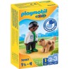 Playmobil 1.2.3  70407 Vétérinaire avec chien