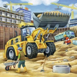 Ravensburger Puzzle grands véhicules de chantier  09226 3x49 pièces