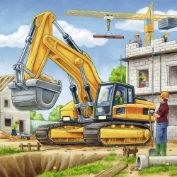 Ravensburger Puzzle grands véhicules de chantier  09226 3x49 pièces