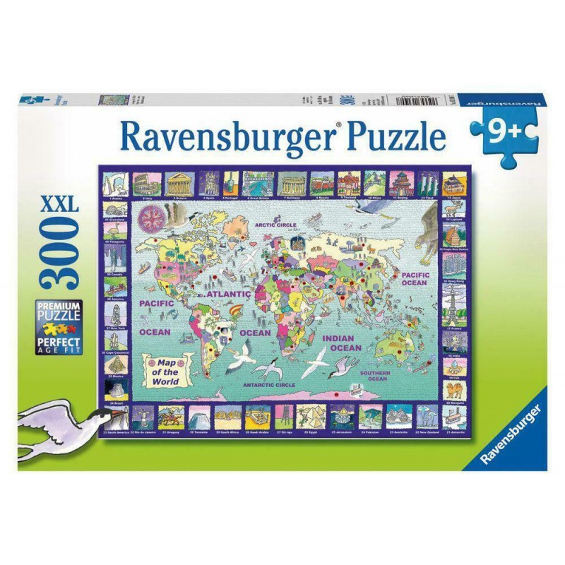 RAVENSBURGER PUZZLE 300 PIÈCES REGARD SUR LE MONDE 131907