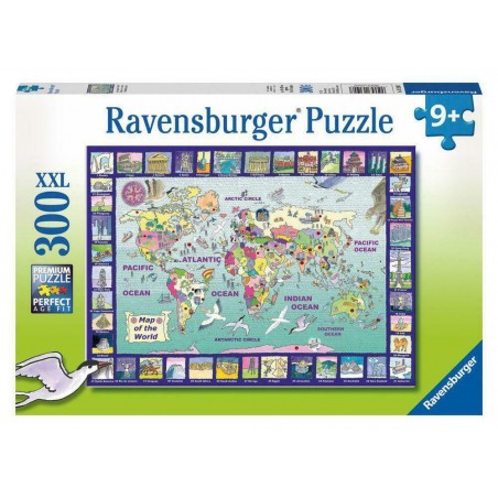 RAVENSBURGER PUZZLE 300 PIÈCES REGARD SUR LE MONDE 131907