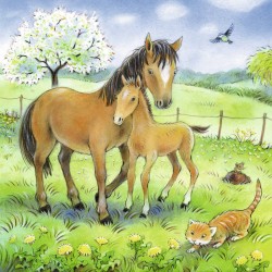 RAVENSBURGER PUZZLE CHEVAUX ET CHIENS 080298