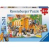 RAVENSBURGER PUZZLE COLLECTE DES ORDURES 2X12 PIECES 073178