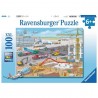 RAVENSBURGER PUZZLE CONSTRUCTION DE L'AEROPORT 100 PIECES XXL 106240