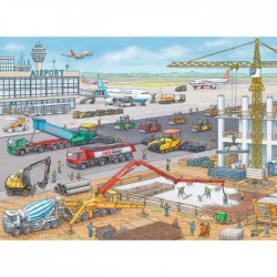 RAVENSBURGER PUZZLE CONSTRUCTION DE L'AEROPORT 100 PIECES XXL 106240