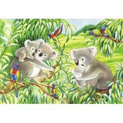 RAVENSBURGER PUZZLE KOALAS PANDAS 2X24 PIECES 078202